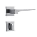 Fechadura Classic 3200 Ros Quadrada Inox Escovado Banheiro