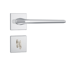 Fechadura 823/27 Roseta Quadrada Inox 38578 Banheiro