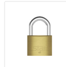 Cadeado Latonado E-coat 45 mm - Stam - Com Chave